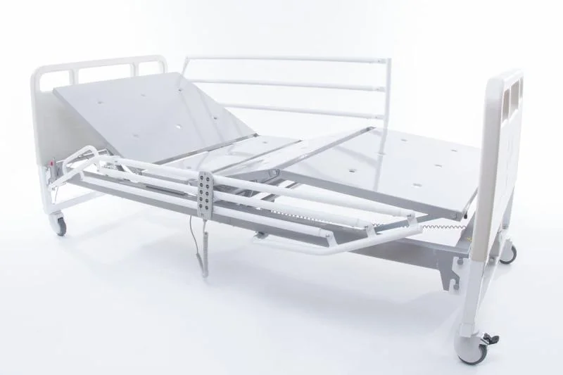 Cama Elétrica com cabeceiras em ABS — acabamento hospitalar